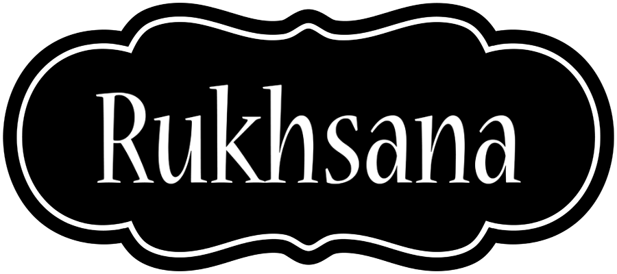 Rukhsana welcome logo