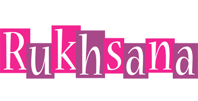 Rukhsana whine logo