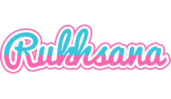 Rukhsana woman logo