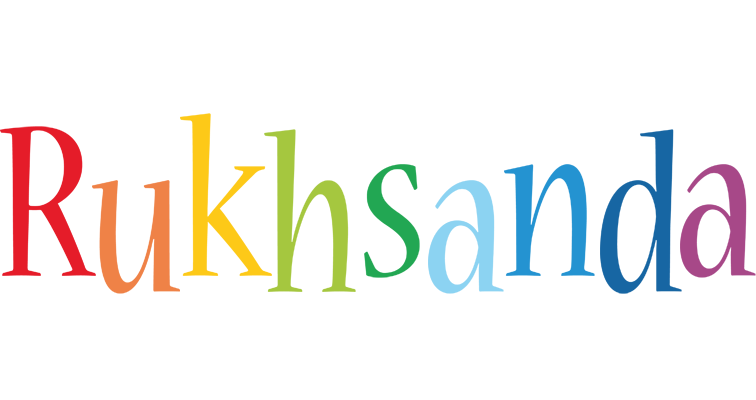Rukhsanda birthday logo