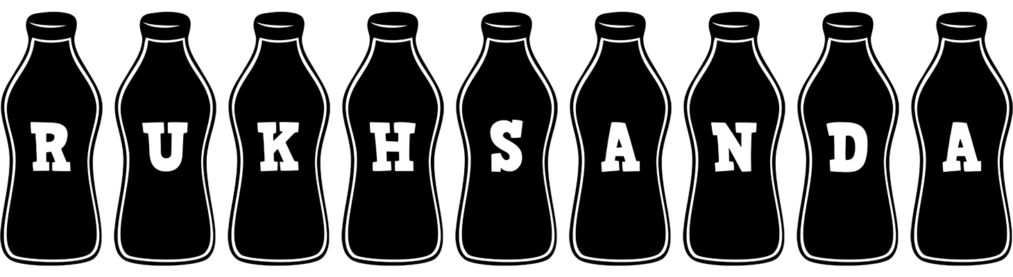 Rukhsanda bottle logo