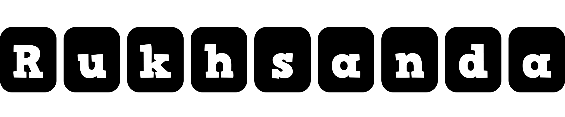 Rukhsanda box logo