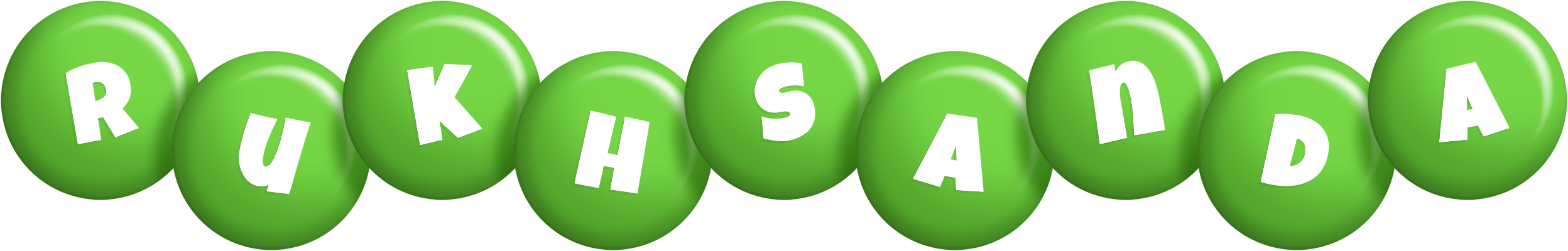 Rukhsanda candy-green logo
