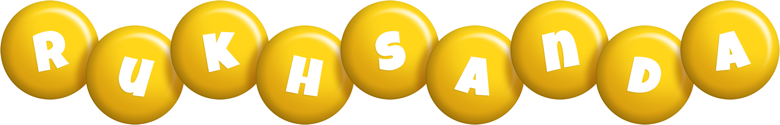 Rukhsanda candy-yellow logo