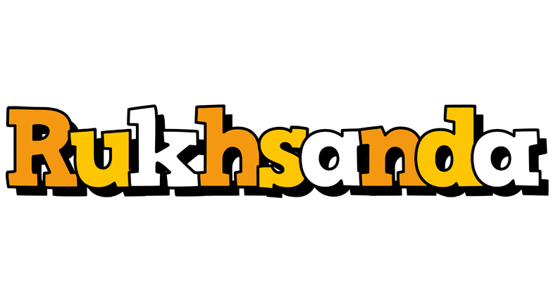 Rukhsanda cartoon logo