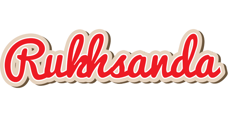 Rukhsanda chocolate logo