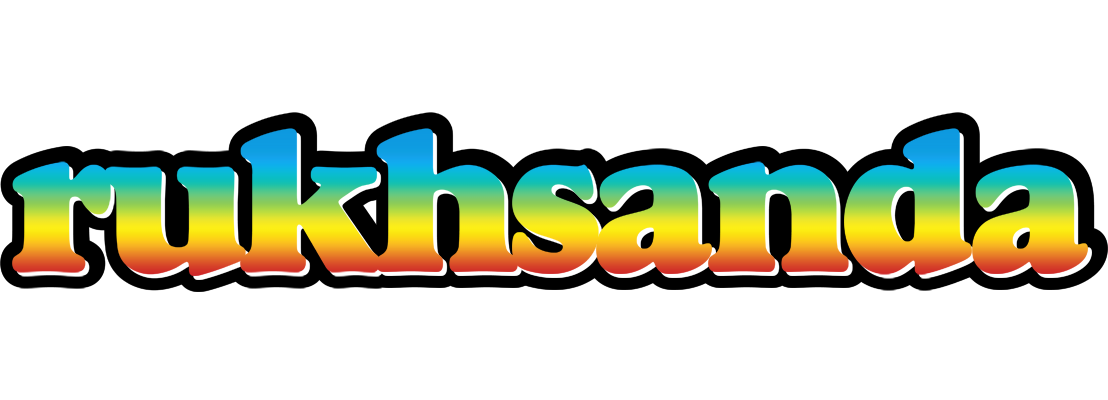 Rukhsanda color logo