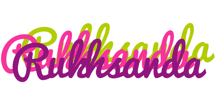 Rukhsanda flowers logo