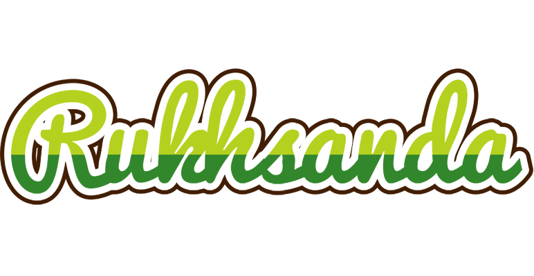 Rukhsanda golfing logo