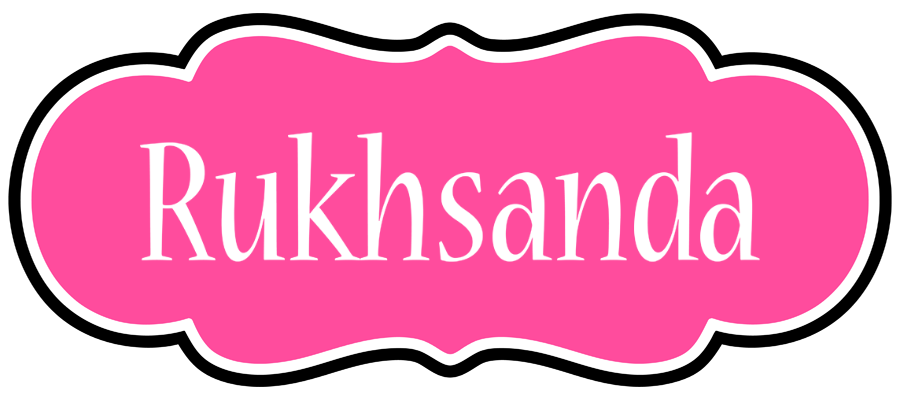 Rukhsanda invitation logo