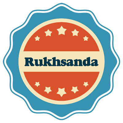 Rukhsanda labels logo