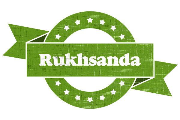 Rukhsanda natural logo