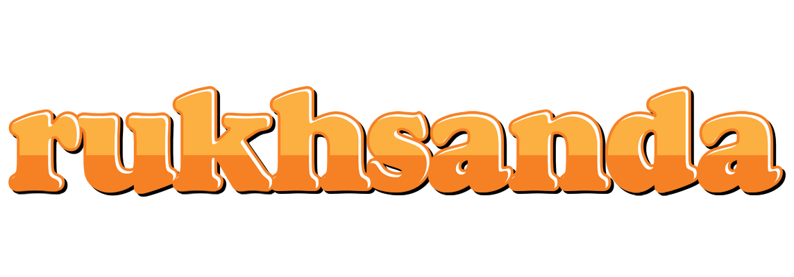 Rukhsanda orange logo