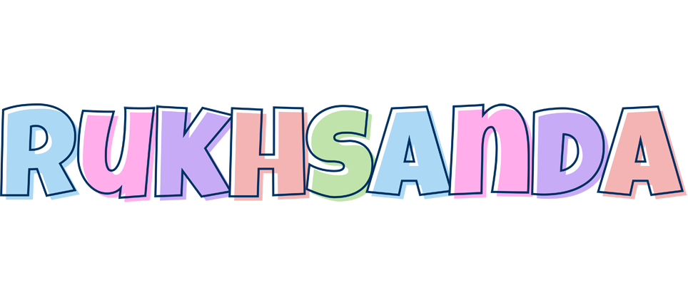 Rukhsanda pastel logo