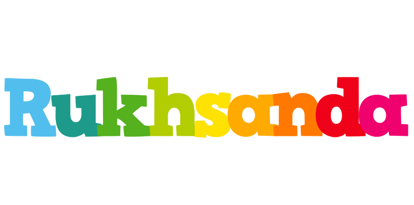 Rukhsanda rainbows logo