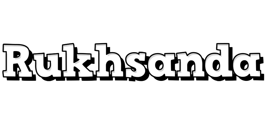 Rukhsanda snowing logo