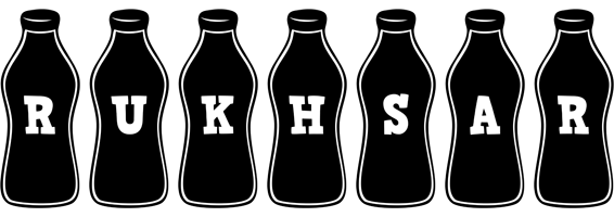 Rukhsar bottle logo