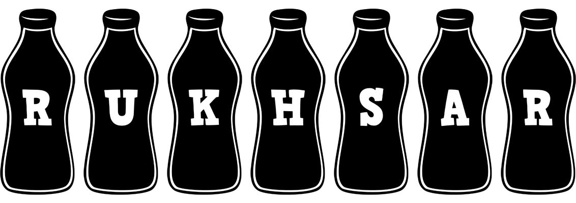 Rukhsar bottle logo