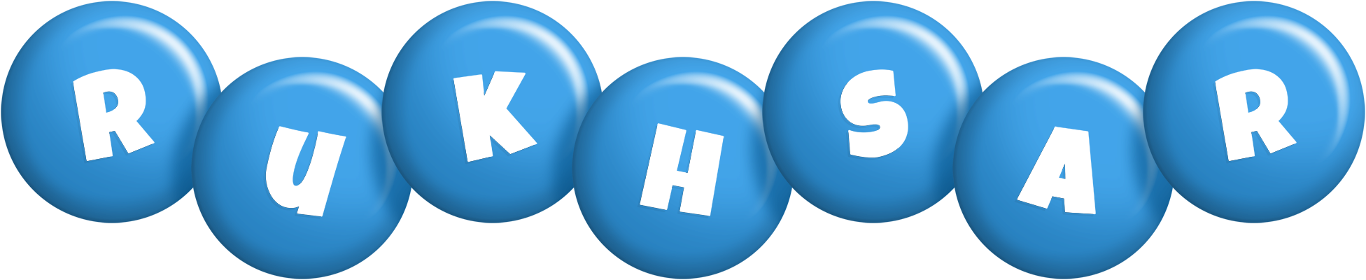 Rukhsar candy-blue logo