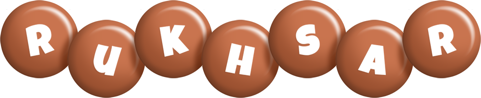Rukhsar candy-brown logo