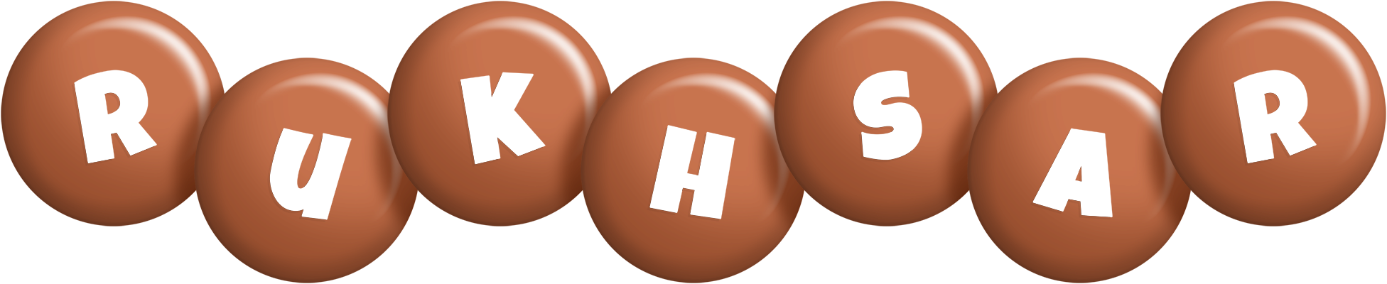 Rukhsar candy-brown logo