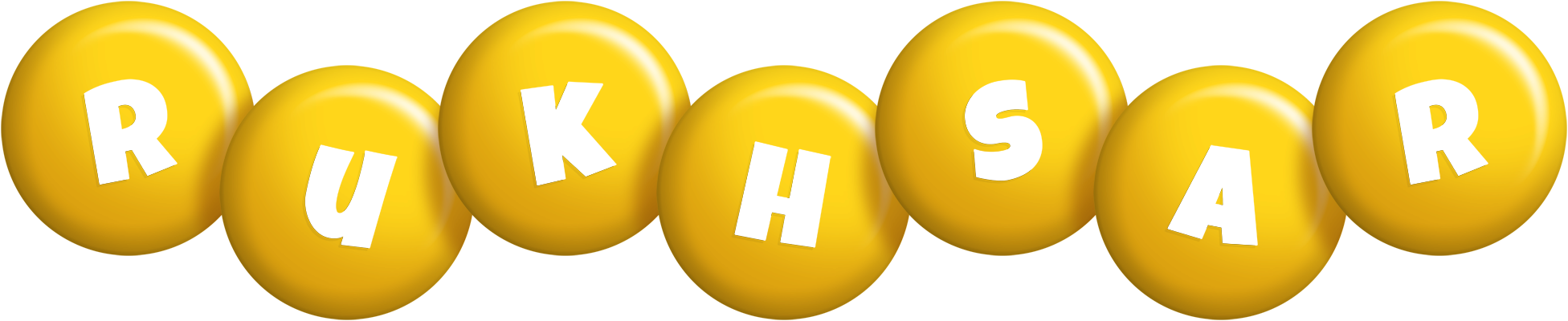 Rukhsar candy-yellow logo