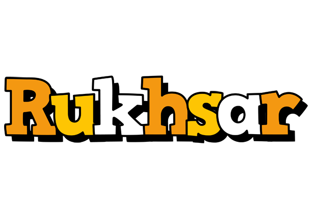 Rukhsar cartoon logo