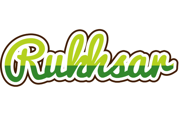 Rukhsar golfing logo