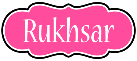 Rukhsar invitation logo