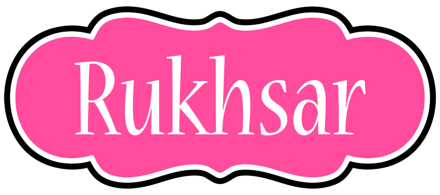 Rukhsar invitation logo