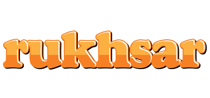 Rukhsar orange logo