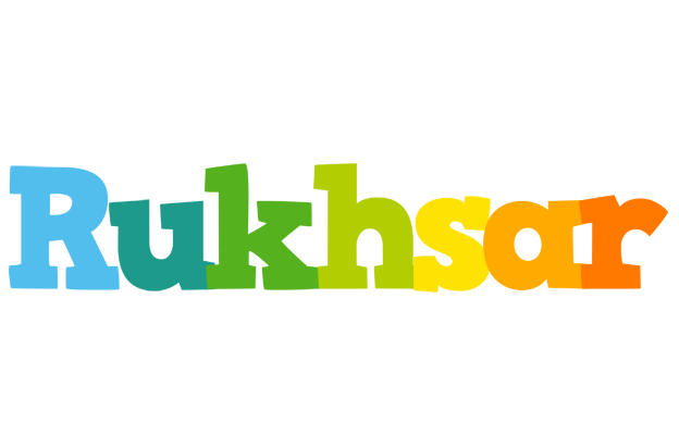 Rukhsar rainbows logo