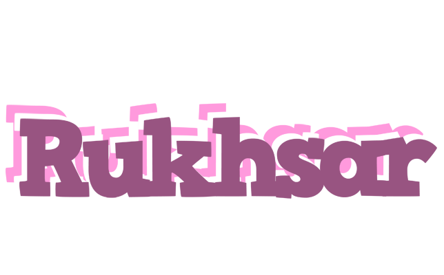 Rukhsar relaxing logo