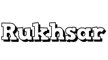Rukhsar snowing logo