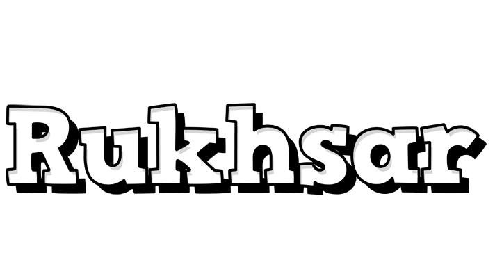 Rukhsar snowing logo