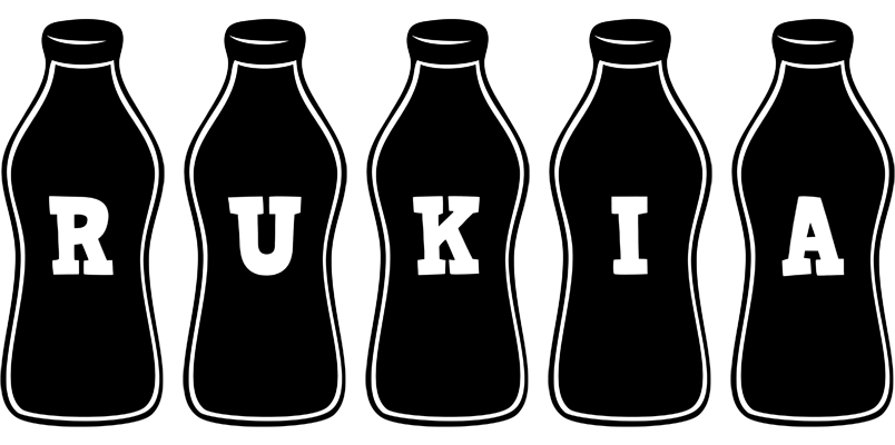 Rukia bottle logo