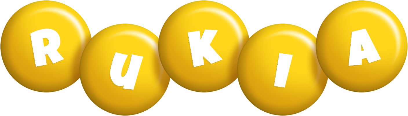 Rukia candy-yellow logo
