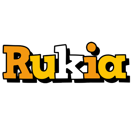 Rukia cartoon logo
