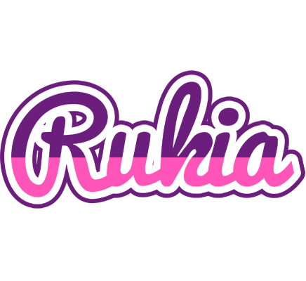 Rukia cheerful logo