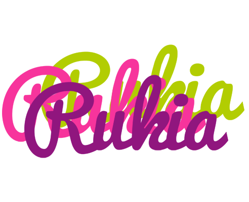 Rukia flowers logo