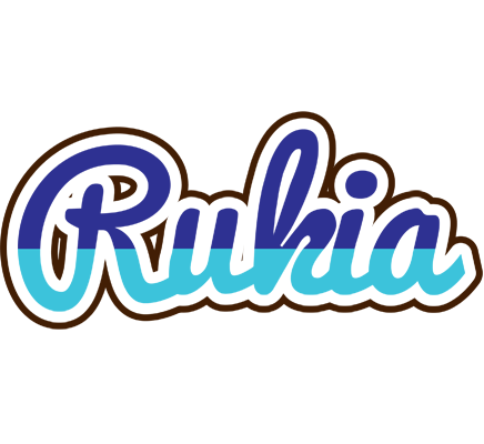 Rukia raining logo