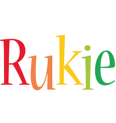 Rukie birthday logo