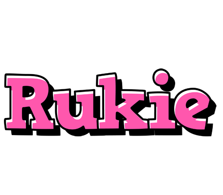Rukie girlish logo