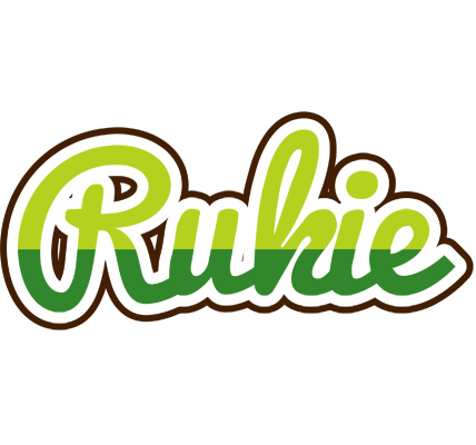 Rukie golfing logo