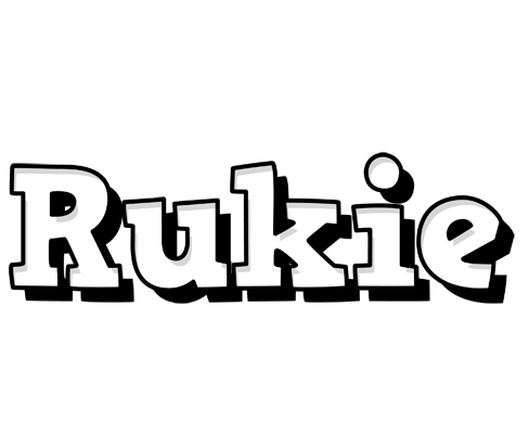Rukie snowing logo