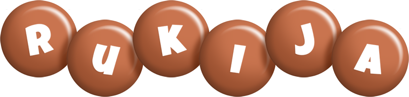 Rukija candy-brown logo
