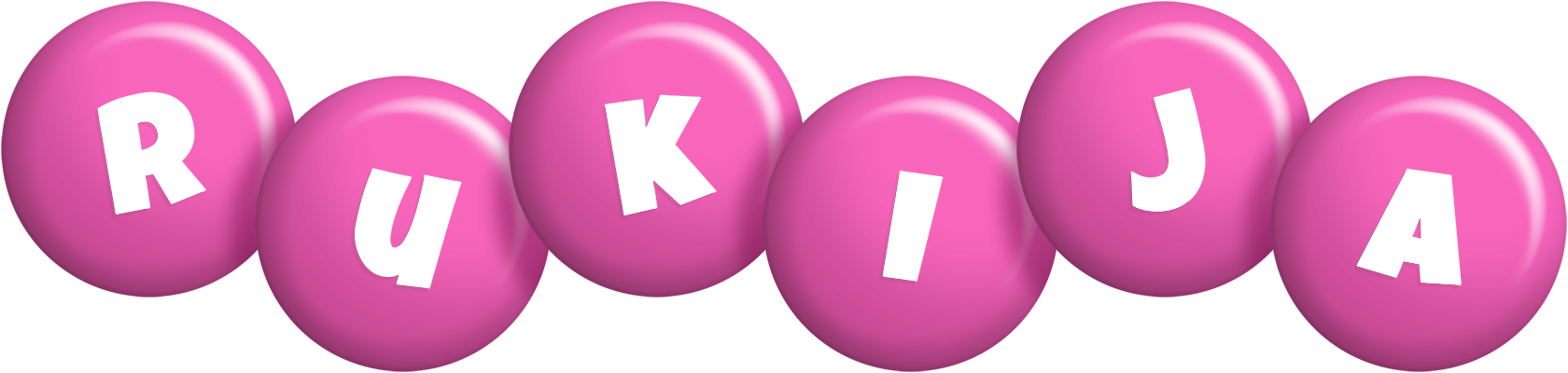 Rukija candy-pink logo