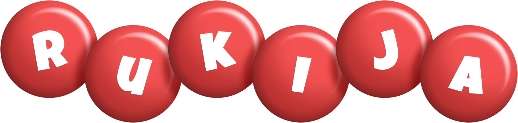 Rukija candy-red logo