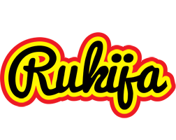 Rukija flaming logo