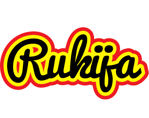 Rukija flaming logo
